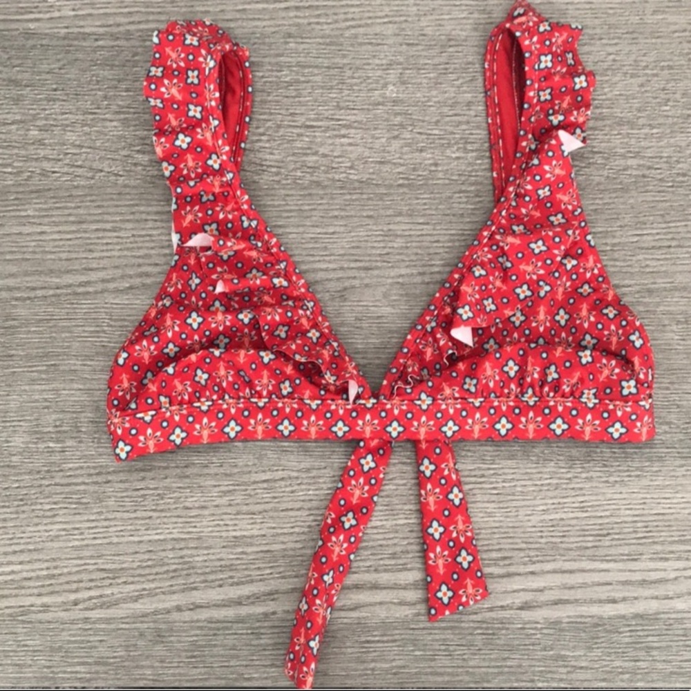 LOFT Red Bikini Top